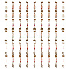 Tibetan Style Alloy & Cowrie Shell Braiding Hair Pendants Decoration OHAR-AB00016-1