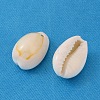 Natural Cowrie Shell Pendants BSHE-Q297-3-2