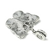 Halloween Tibetan Style Alloy European Dangle Charms PALLOY-JF00007-5