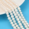 Natural Cultured Freshwater Pearl Beads Strands PEAR-I007-07Y-02A-1