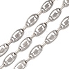 304 Stainless Steel Oval Link Chains CHS-S012-25P-1