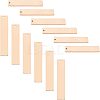 201 Stainless Steel Rectangle Stamping Blank Tag Pendants STAS-UN0016-12RG-1