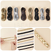 Flat PU Leather Braided Cord OCOR-WH0086-87A-01-5