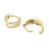 Brass Ring Hoop Earrings for Women EJEW-F347-01G-03-2