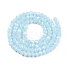 Electroplate Glass Beads Strands EGLA-A044-P4mm-A06-3