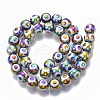 Electroplate Glass Beads Strands EGLA-T012-02G-8MM-2