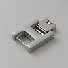 Rectangle Stainless Steel Watch Band Clasps STAS-WH0048-08C-P-2