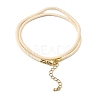 Nylon Milan Cord Necklace Making MAK-M028-01G-23-2