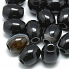 Dyed & Heated Natural Black Agate Beads G-T093-06-1