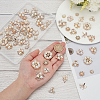 WADORN 70Pcs 14 Style Alloy Rhinestone Cabochons Accessories FIND-WR0010-94-3