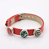 PU Leather Snap Bracelets BJEW-A101-D01-1
