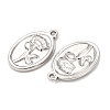 304 Stainless Steel Pendants STAS-I358-12P-01-2
