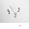 Alloy Rhinestone Cabochons MRMJ-T056-93P-J-1