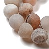 Natural Weathered Agate Beads Strands G-P538-A01-11-4