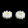 Natural White Shell Enamel Beads SSHEL-N034-124A-01-3