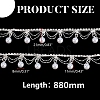 1Pc Alloy Rhinestone Chains FIND-WR0012-61-2