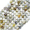 Natural White African Opal Beads Strands G-K389-B23-01-1