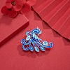 Chinese Style Alloy Enamel Chandelier Components Links X-ENAM-E329-09A-S-8