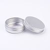 Round Aluminium Tin Cans CON-WH0010-02P-15ml-2
