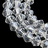 Transparent Electroplate Glass Beads Strands EGLA-A039-T4mm-A13-3