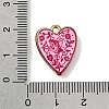 Printed Brass Pendants KK-CBAE379-02G-F-3