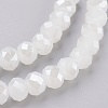Electroplate Glass Beads Strands X-GLAA-K027-03AB-3