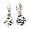 Brass European Dangle Charms KK-M247-01AS-2