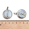 Opalite Flat Round Pendants FIND-A043-11P-3