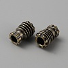 Brass EDC European Beads KK-WH0081-63AB-2