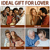 Double Sided Wooden Rotating Photo Frames with DIY Word Heart Charm DJEW-WH0076-006-7
