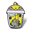 Cartoon Animal Boba Tea Cup Enamel Pin JEWB-E025-01EB-04-1