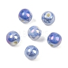 Glazed Porcelain Round Beads X-PORC-S490-8mm-09-4