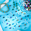 300Pcs 10 Colors Baking Paint Glass Round Beads DGLA-LT0001-06-3
