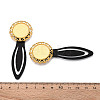 Alloy & Iron Bookmark Cabochon Settings PALLOY-N184-07G-3