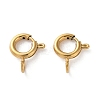 Ion Plating(IP) 304 Stainless Steel Spring Ring Clasps STAS-C114-04A-G-1