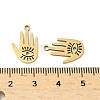 201 Stainless Steel Laser Cut Pendants STAS-P428-07G-3