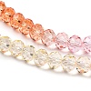 Transparent Painted Glass Beads Strands DGLA-A034-T8mm-A20-3