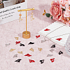 32Pcs 4 Colors Alloy Penants FIND-FH0008-23-4