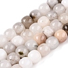 Dyed Natural White Jade Beads Strands G-T138-D27-4
