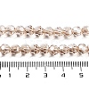 Electroplate Transparent Glass Beads Strands LS-EGLA-A035-T6mm-A22-4