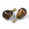 Natural Tiger Eye Pendants X-G-S364-072-2