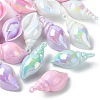 20Pcs 4 Colors Acrylic Pendants SACR-CJ0001-40-3