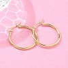 Ion Plating(IP) 304 Stainless Steel Hoop Earrings X-EJEW-N0016-11G-D-5