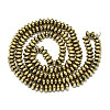 Electroplate Non-magnetic Synthetic Hematite Beads Strands G-S352-58-2