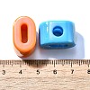 UV Plating Opaque Acrylic Beads SACR-Z007-02A-3