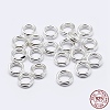 925 Sterling Silver Split Jump Rings STER-F036-01S-0.6x6mm-3
