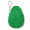 Cartoon Style Avocado Fluffy Cloth Wallets AJEW-I066-01E-2