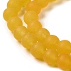 Natural Dyed Jade Beads Strands G-M402-B01-4