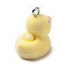 Flocky Resin Pendants FIND-S001-14P-2
