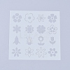 Plastic Reusable Drawing Painting Stencils Templates X-DIY-L026-106C-2